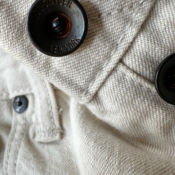 Todd Snyder Slim Japanese Selvedge Denim White Ecru Made In USA Like New Tag 32 - Picture 9 of 16